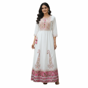embroidered Anarkali Dress